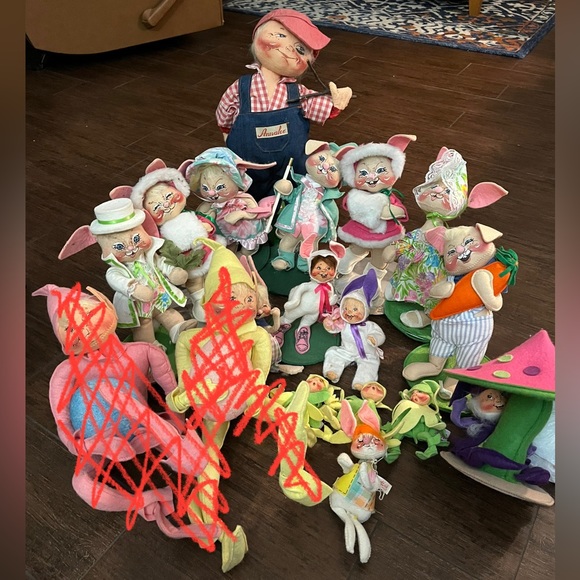 Annalee Holiday Lot Of 6 Vintage Annalee Dolls Poshmark